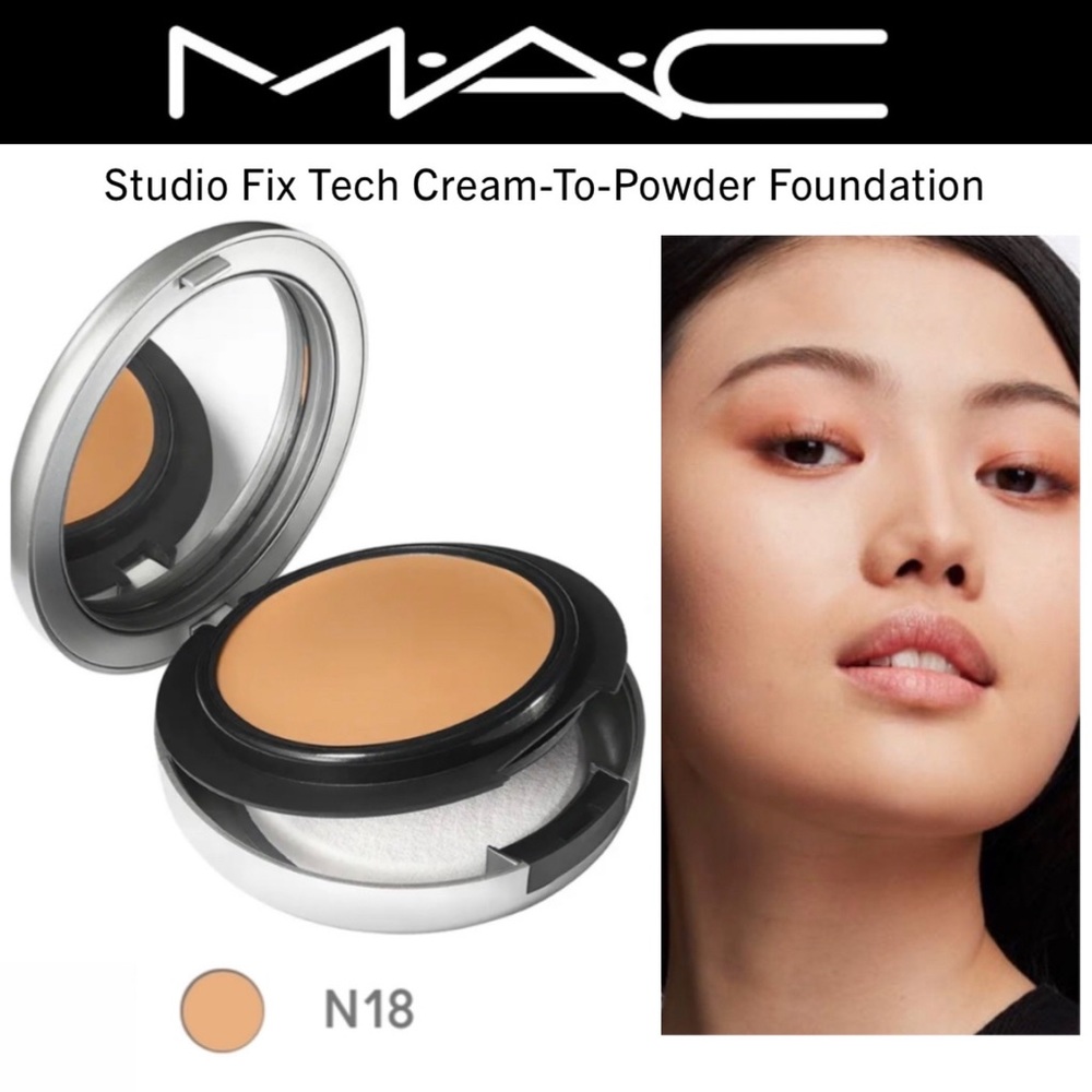 MAC Studio Fix Tech Cream-To-Powder Foundation N18